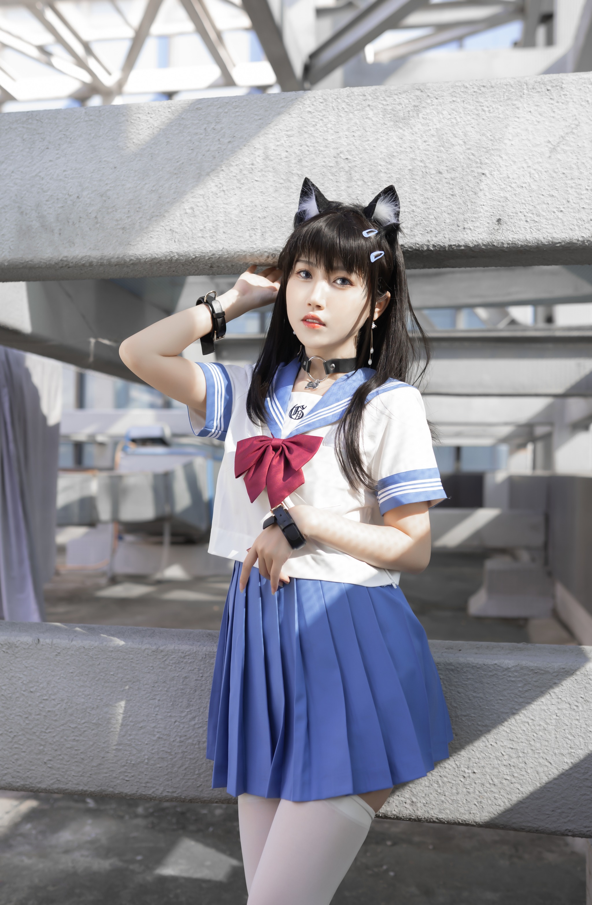 不呆猫 - NO.042 天台小m猫[96P1V]-XikXak